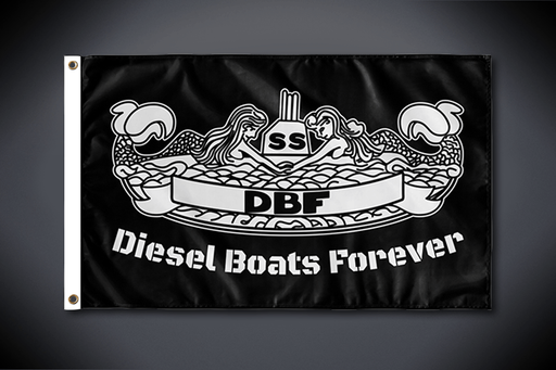 Diesel Boats Forever DBF Flag (Double Sided - Outdoor Use)