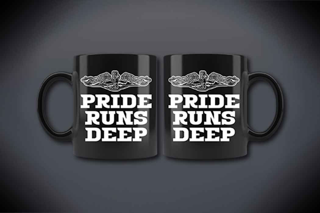 Pride Runs Deep 11oz. Black Ceramic Mug