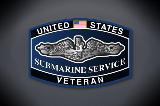 United States Submarine Service Veteran Vinyl Decal