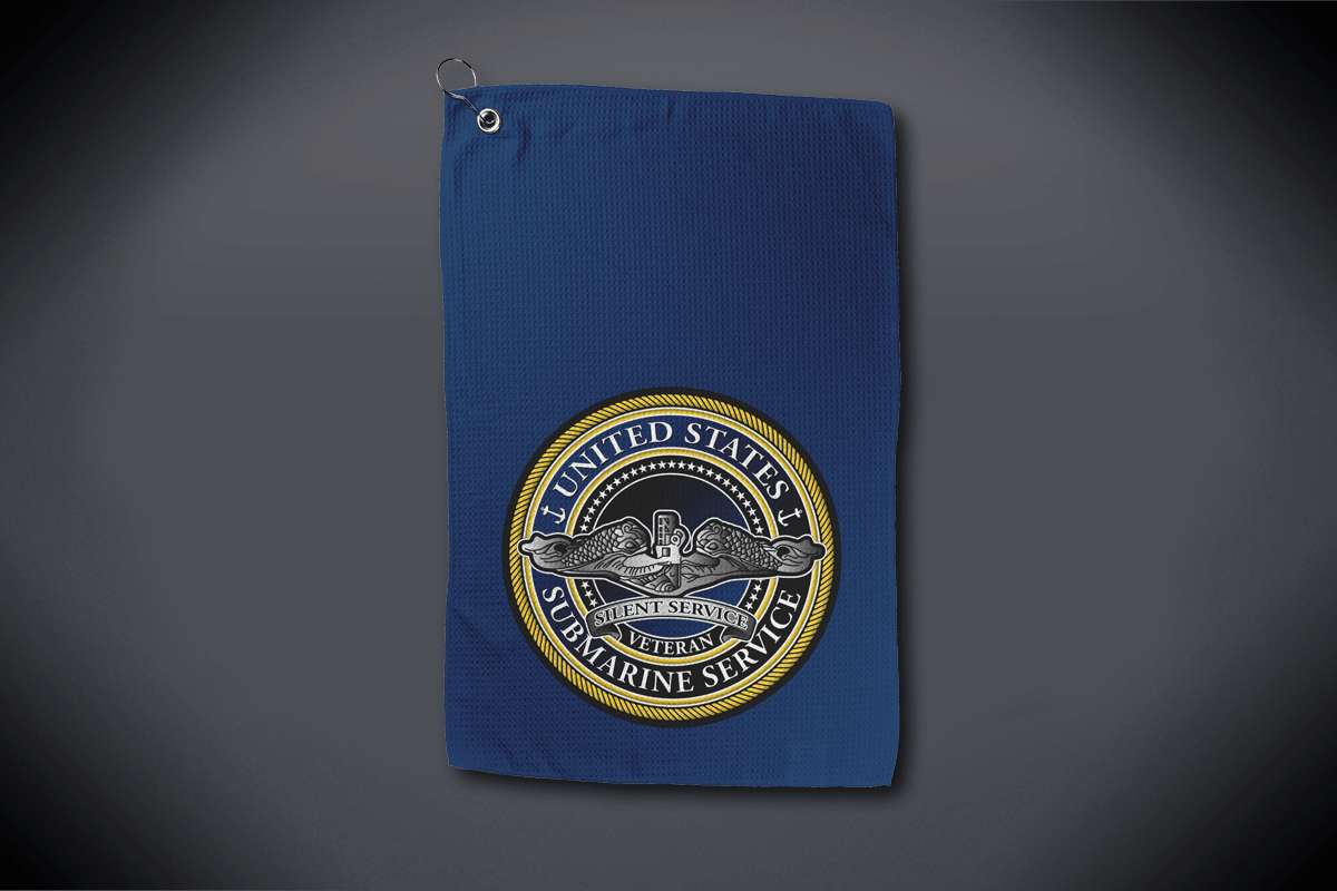 United States Submarine Service Waffle Golf Towel Collection