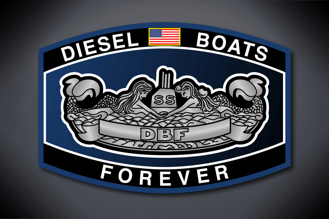 Diesel Boats Forever DBF Decal