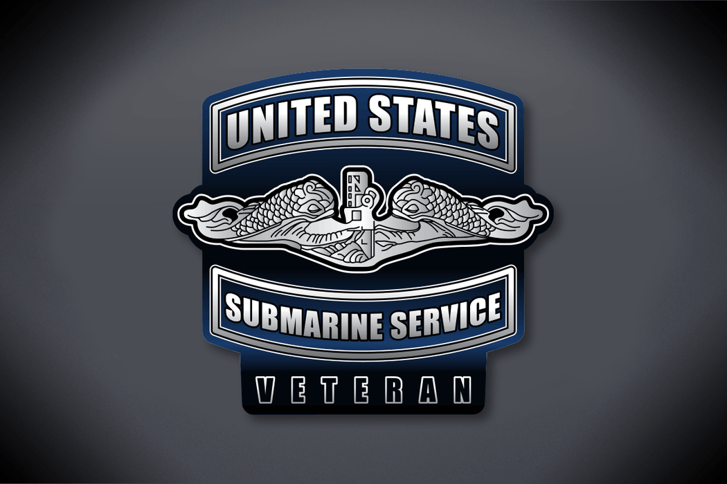 United States Submarine Service Veteran Dolphins Magnet