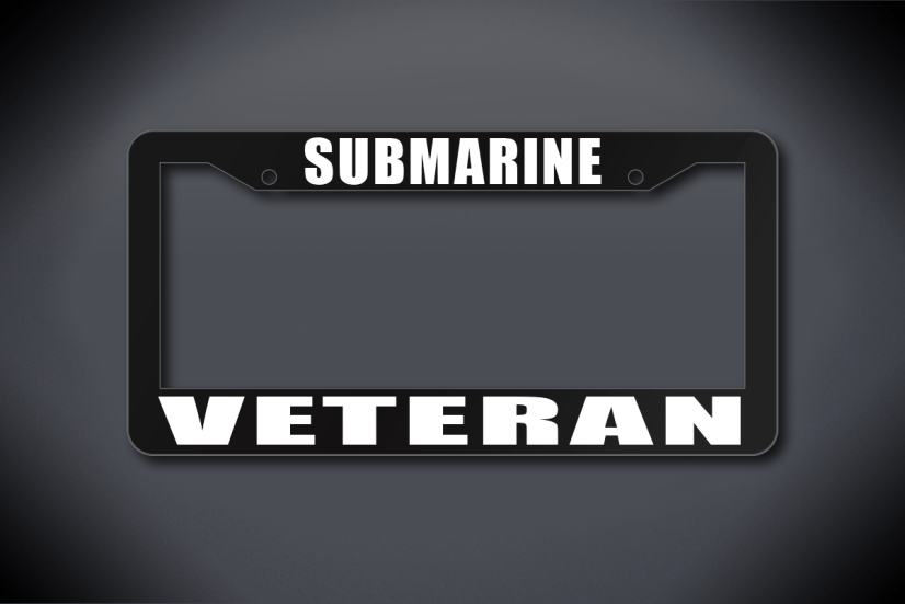 United States Submarine Service License Plate Frame Collection