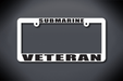 United States Submarine Service Submarine Veteran License Plate Frame (Thin / Thick White Frame)