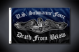 U.S. Submarine Force Death From Below Flag (Double Sided - Outdoor Use)