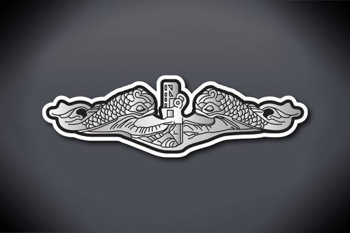 United States Submarine Service Silver Dolphins Magnet