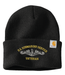 United States Submarine Service Veteran Carhartt Watch Cap 2.0 Beanie with Dolphins - Black Color