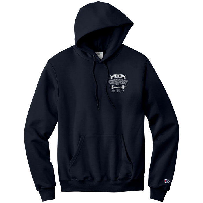 Classic Submarine Veteran Hoodie - Dolphins Front Left Chest