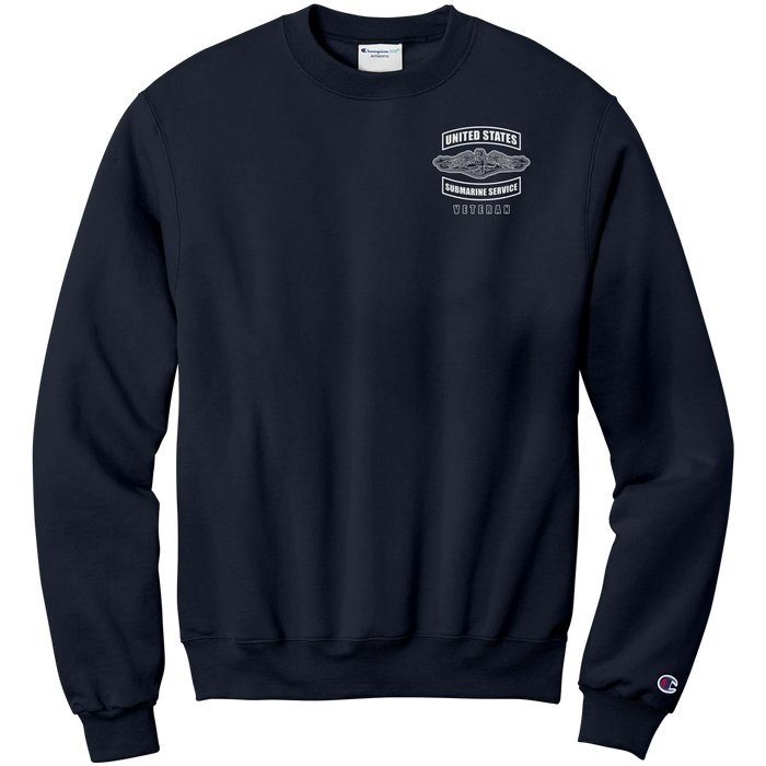 Classic Submarine Veteran Sweatshirt - Dolphins Front Left Chest
