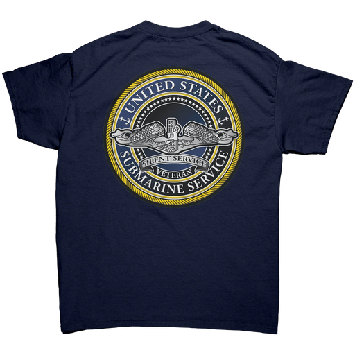 Classic Submarine Veteran T-Shirt Back