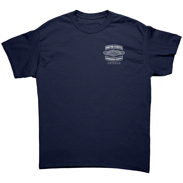 Classic Submarine Veteran T-Shirt - Dolphins Front Left Chest