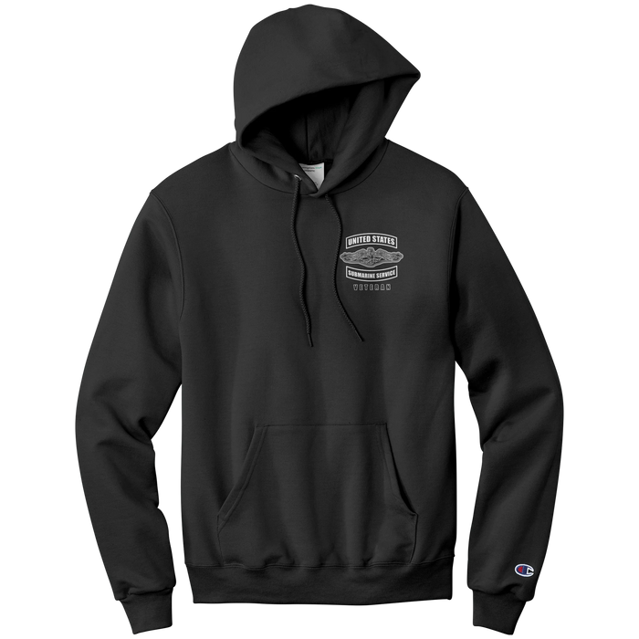 My Oath Has No Expiration - Hoodie -   Front Left Chest Veteran with Dolphins