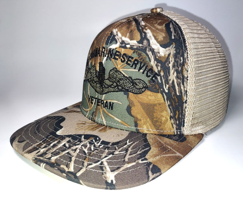 Realtree Advantage Classic Embroidered United States Submarine Service Veteran Embroidered Hat - Front Left Side