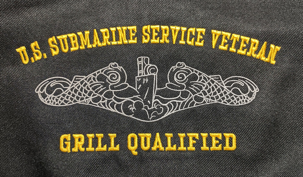 U.S. Submarine Service Veteran Grill Qualified Embroidery
