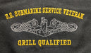 U.S. Submarine Service Veteran Grill Qualified Embroidery