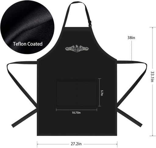 United States Submarine Service Dolphins Apron