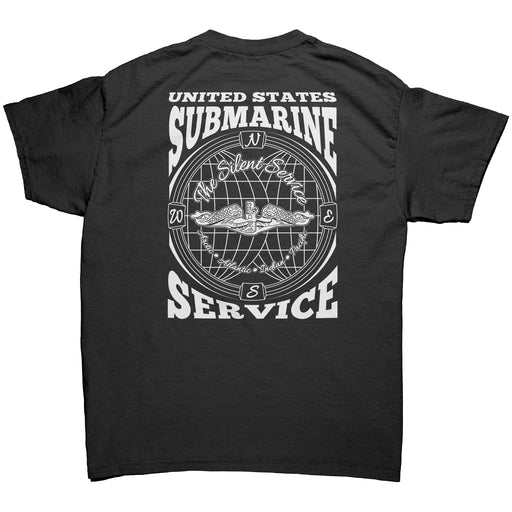 United States Submarine Service Arctic - Atlantic - Indian - Pacific T-Shirt