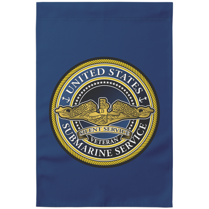 United States Submarine Service Garden Flag – Classic Officer Veteran Edition | Double-Sided Outdoor Garden Flag - Flag