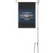 United States Submarine Service Veteran Garden Flag – Double-Sided with U.S. Flag & Dolphins - Flag with Stand
