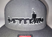 Veteran Submarine Shape Embroidered Hat- Snap Back Richardson 168- Front Zoomed In