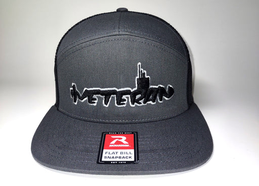Veteran Submarine Shape Embroidered Hat- Snap Back Richardson 168- Front
