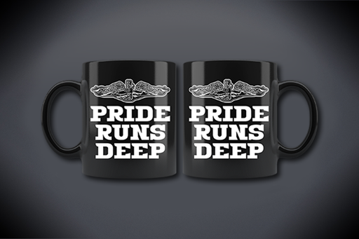 Pride Runs Deep 11oz. Black Ceramic Mug