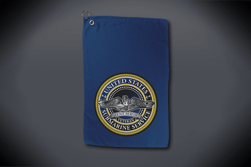 United States Submarine Service Classic Veteran Golf Towel