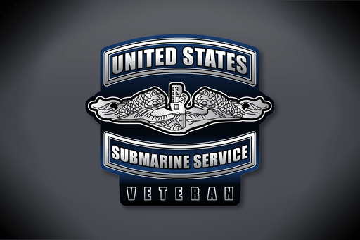 United States Submarine Service Veteran Dolphins Vinyl Decal
