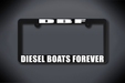United States Submarine Service License Plate Frame - DBF (Diesel Boats Forever) (Thin / Thick Black Frame)