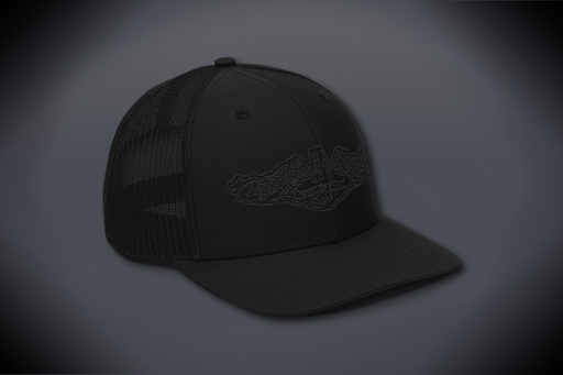 United States Submarine Dolphins Richardson 112 Cap - Black / Black