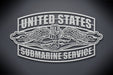United States Submarine Service Steel Dolphins - Silver