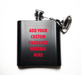 United States Submarine Service Flask - Add Your Custom Engraved Message Here - Back Decoration
